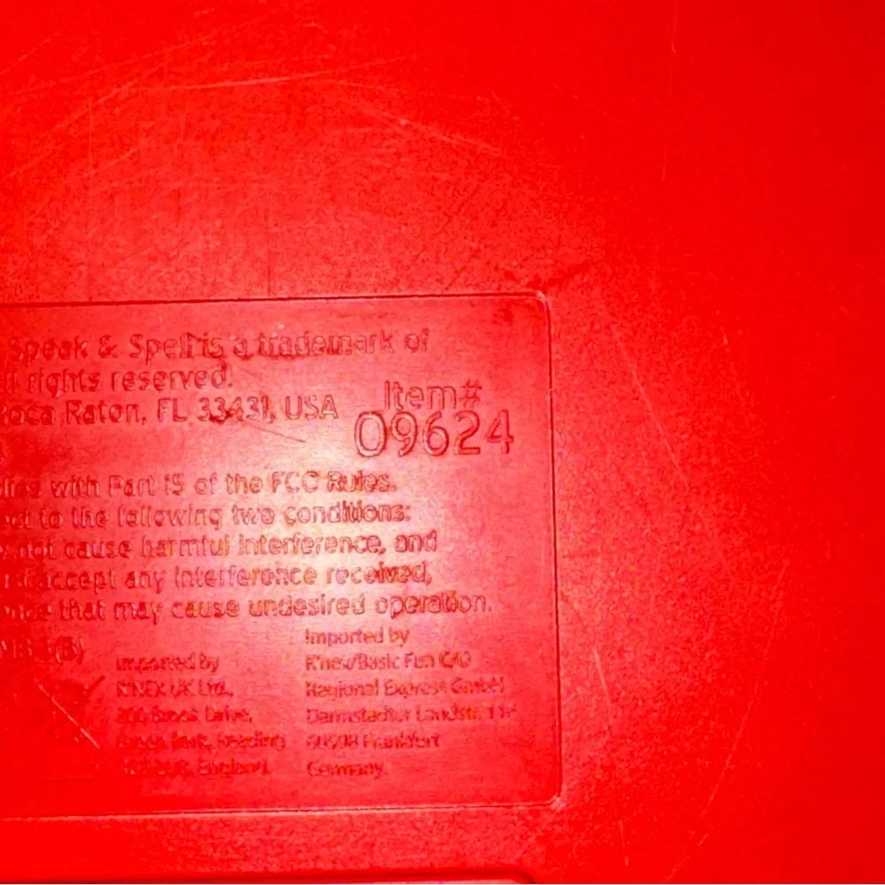 1978 Vintage Basic‎ Fun Speak & Spell Electronic Game - Item #09624*** WORKS!